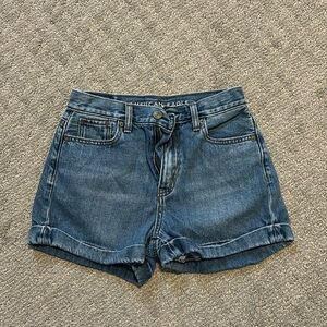 American Eagle Denim Jean Mom Shorts